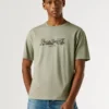 Camiseta de corte regular con estampado de logotipo Camiseta de corte regular con estampado de logotipo