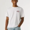 Camiseta de corte regular con estampado de logotipo