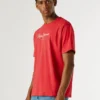 Camiseta de corte regular con estampado de logotipo Camiseta de corte regular con estampado de logotipo
