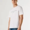 Camiseta de corte regular con estampado de logotipo Camiseta de corte regular con estampado de logotipo
