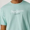 Camiseta de corte regular con estampado de logotipo