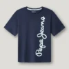 Camiseta de corte regular con estampado de logotipo Camiseta de corte regular con estampado de logotipo