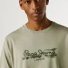 Camiseta de corte regular con estampado de logotipo Camiseta de corte regular con estampado de logotipo