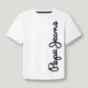 Camiseta de corte regular con estampado de logotipo Camiseta de corte regular con estampado de logotipo