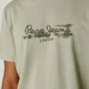 Camiseta de corte regular con estampado de logotipo Camiseta de corte regular con estampado de logotipo