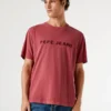 Camiseta de corte regular con logotipo bordado