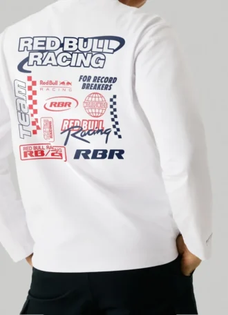 Camiseta de manga larga con estampado del logotipo