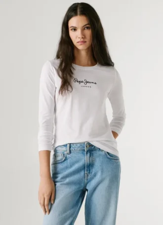 Camiseta de manga larga de corte ajustado