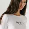 Camiseta de manga larga de corte ajustado Camiseta de manga larga de corte ajustado
