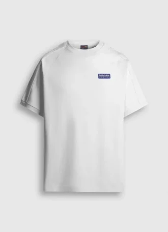 Camiseta de manga raglán de punto entrelazado
