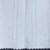 Camiseta de punto Pointelle con cuello redondo