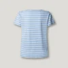 Camiseta de rayas con cuello en V Camiseta de rayas con cuello en V