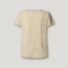 Camiseta de rayas con cuello en V
