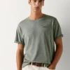 Camiseta de rayas de corte regular