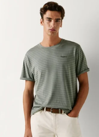 Camiseta de rayas de corte regular