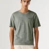 Camiseta de rayas de corte regular