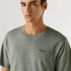 Camiseta de rayas de corte regular