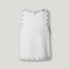 Camiseta de tirantes con tachuelas