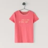 Camiseta estampada de corte recto