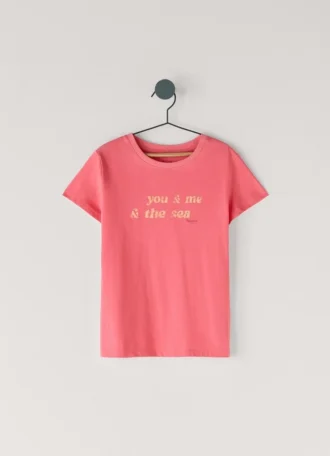 Camiseta estampada de corte recto
