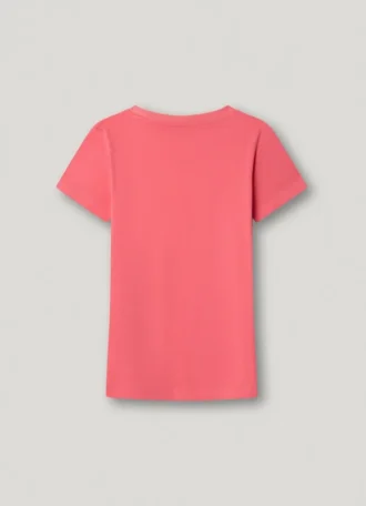 Camiseta estampada de corte recto