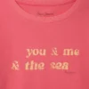 Camiseta estampada de corte recto