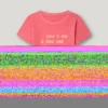 Camiseta estampada de corte recto