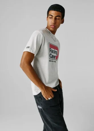Camiseta estampada de corte regular
