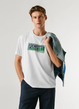Camiseta estampada de corte regular