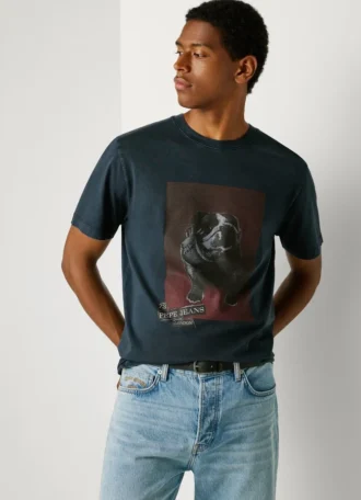 Camiseta estampada de corte regular