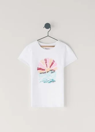 Camiseta estampada de corte regular