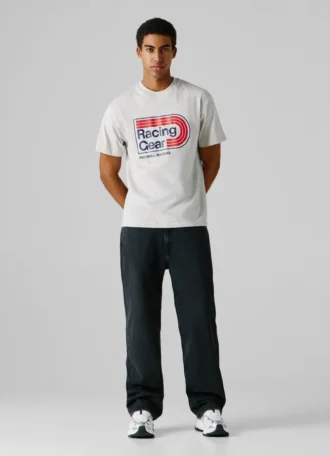 Camiseta estampada de corte regular