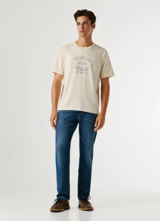 Camiseta estampada de corte regular Camiseta estampada de corte regular
