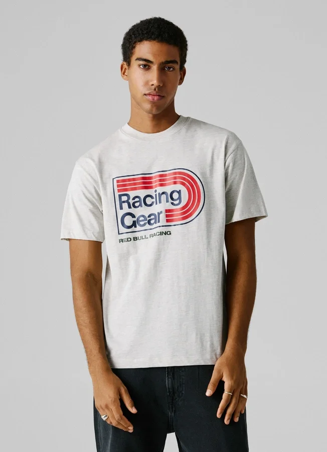 Camiseta estampada de corte regular Camiseta estampada de corte regular