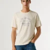 Camiseta estampada de corte regular