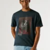 Camiseta estampada de corte regular Camiseta estampada de corte regular