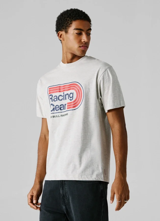 Camiseta estampada de corte regular Camiseta estampada de corte regular