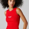 Camiseta sin mangas de canalé