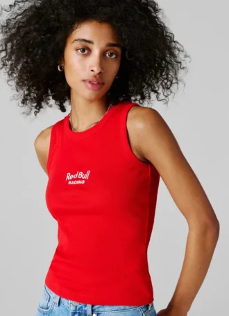 Camiseta sin mangas de canalé