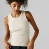 Camiseta sin mangas de canalé Camiseta sin mangas de canalé