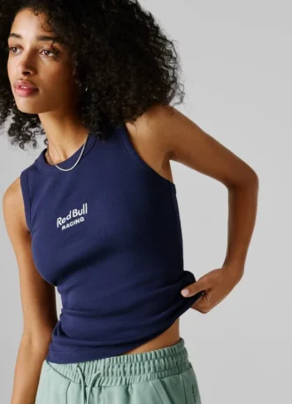Camiseta sin mangas de canalé