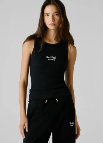 Camiseta sin mangas de canalé