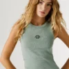Camiseta sin mangas de canalé Camiseta sin mangas de canalé