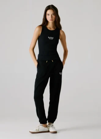 Camiseta sin mangas de canalé
