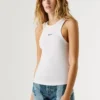 Camiseta sin mangas de canalé Camiseta sin mangas de canalé