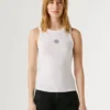 Camiseta sin mangas de canalé Camiseta sin mangas de canalé
