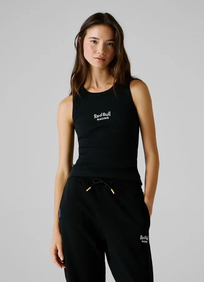 Camiseta sin mangas de canalé Camiseta sin mangas de canalé