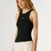 Camiseta sin mangas de canalé Camiseta sin mangas de canalé