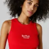 Camiseta sin mangas de canalé