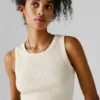 Camiseta sin mangas de canalé Camiseta sin mangas de canalé